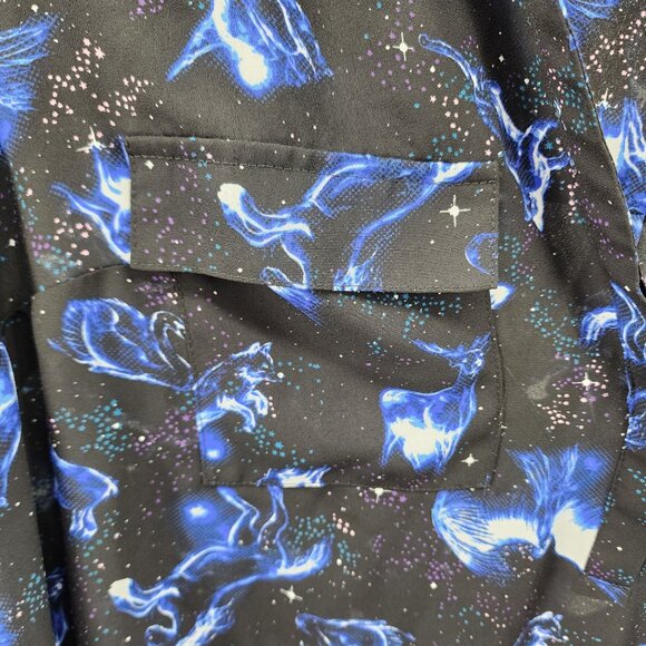 Torrid Harry Potter 2X Wizarding World Womens Roll Tab Sleeve Top Lightweight - Picture 3 of 8